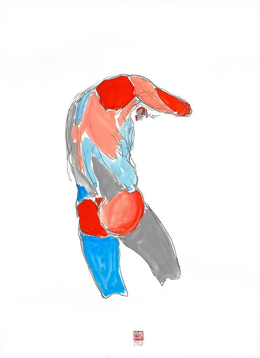10_WhatHoldsBackTheSunOnlyToGiveWayInTheSPring__2020_GouacheandGraphite_18x24inches_alt